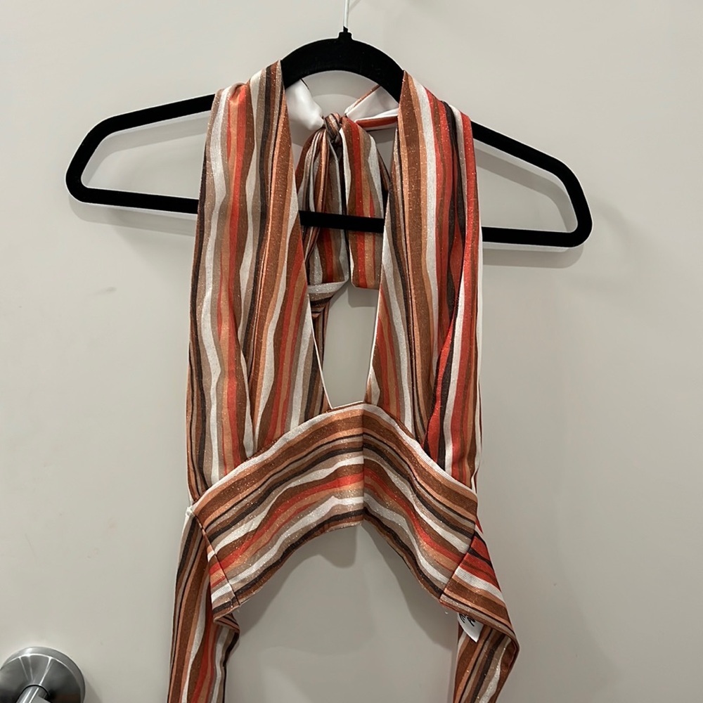 striped halter